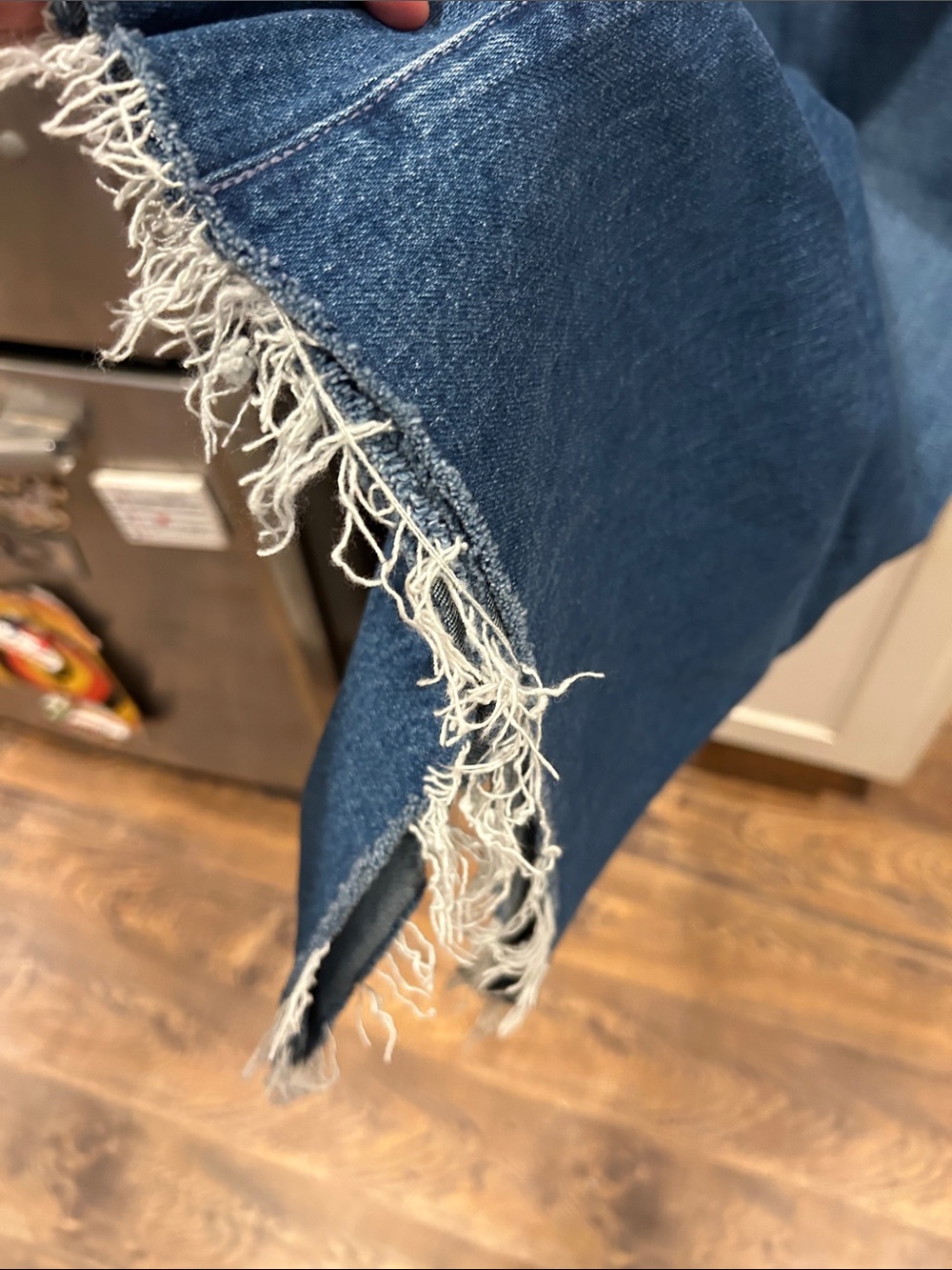 Mother Wide-Leg Blue Denim Jeans - Picture 9 of 16